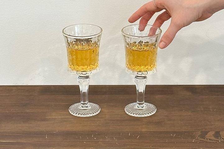 샹들리에 고블렛잔 2P 와인잔 세트 맥주잔 양주잔 유리잔