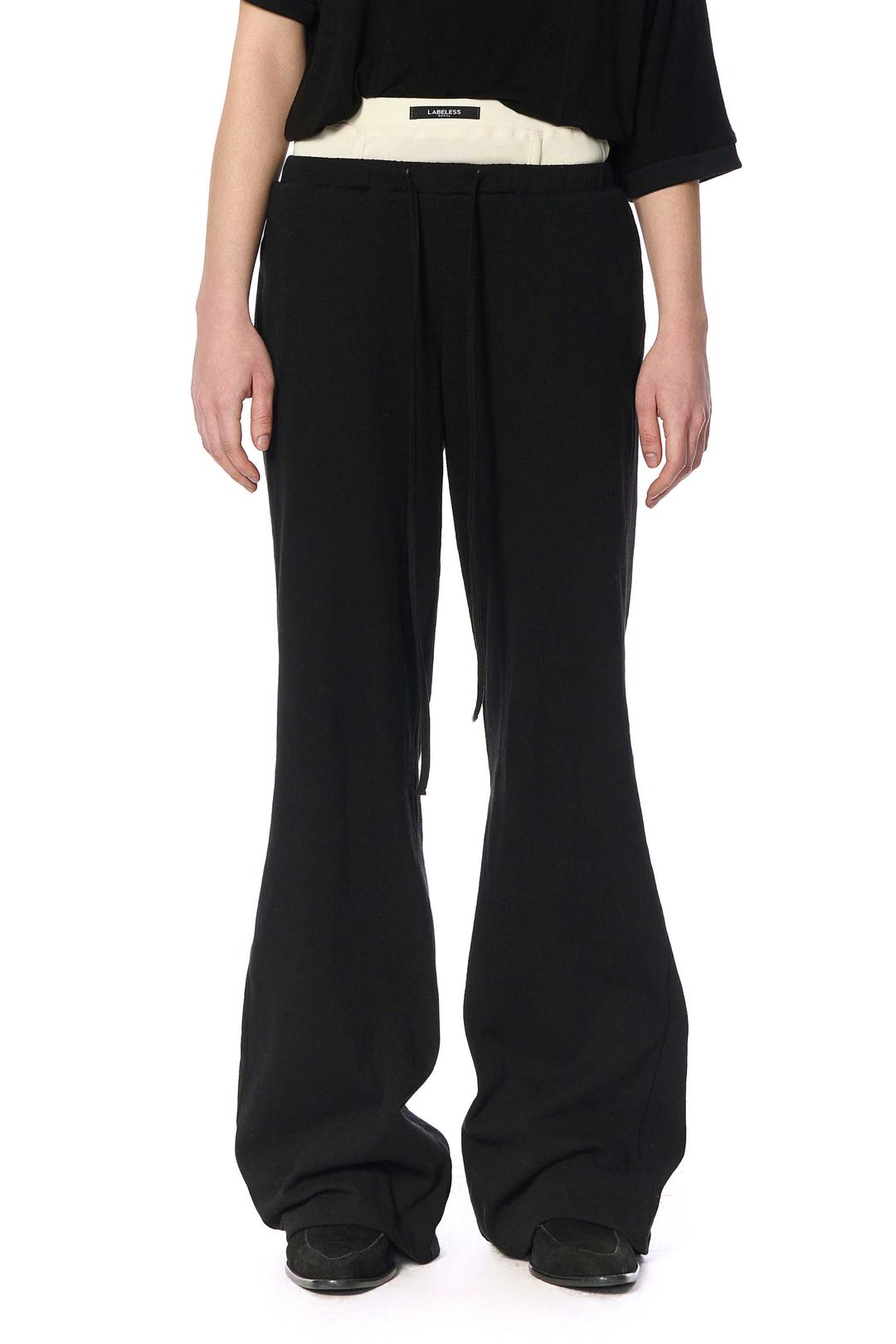 BLACK STRAIGHT FIT BOYFRIEND PANTS