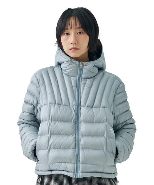 Reversible Light Padding Jacket Greyblue / Black