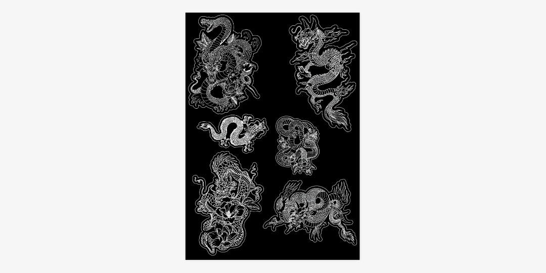 아르누보 스티커팩