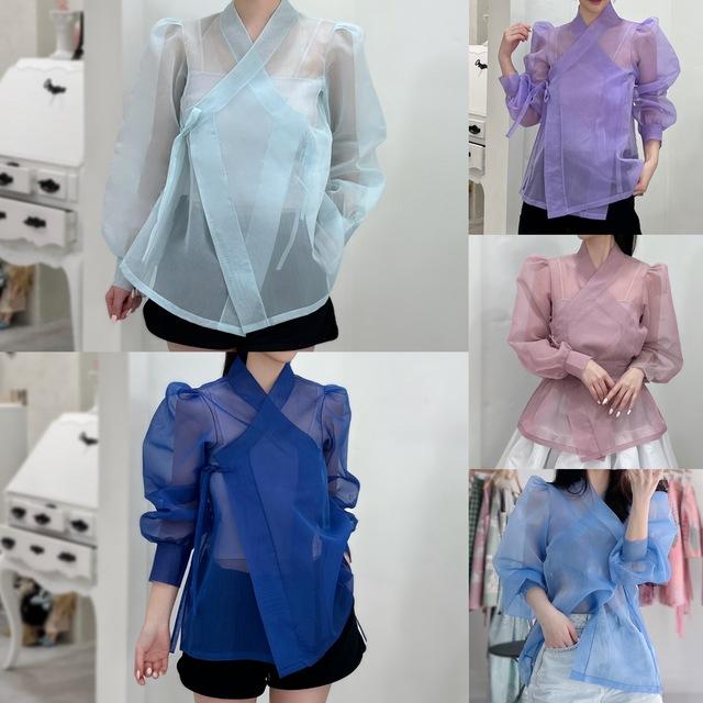 노방시스루 저고리 단품