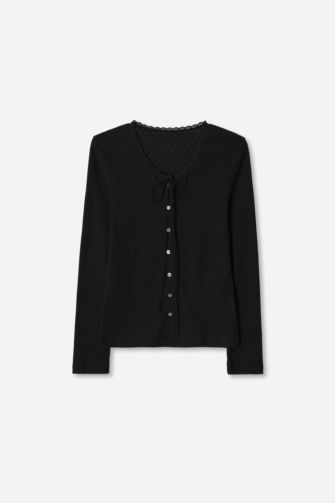 Lace Button Cardigan