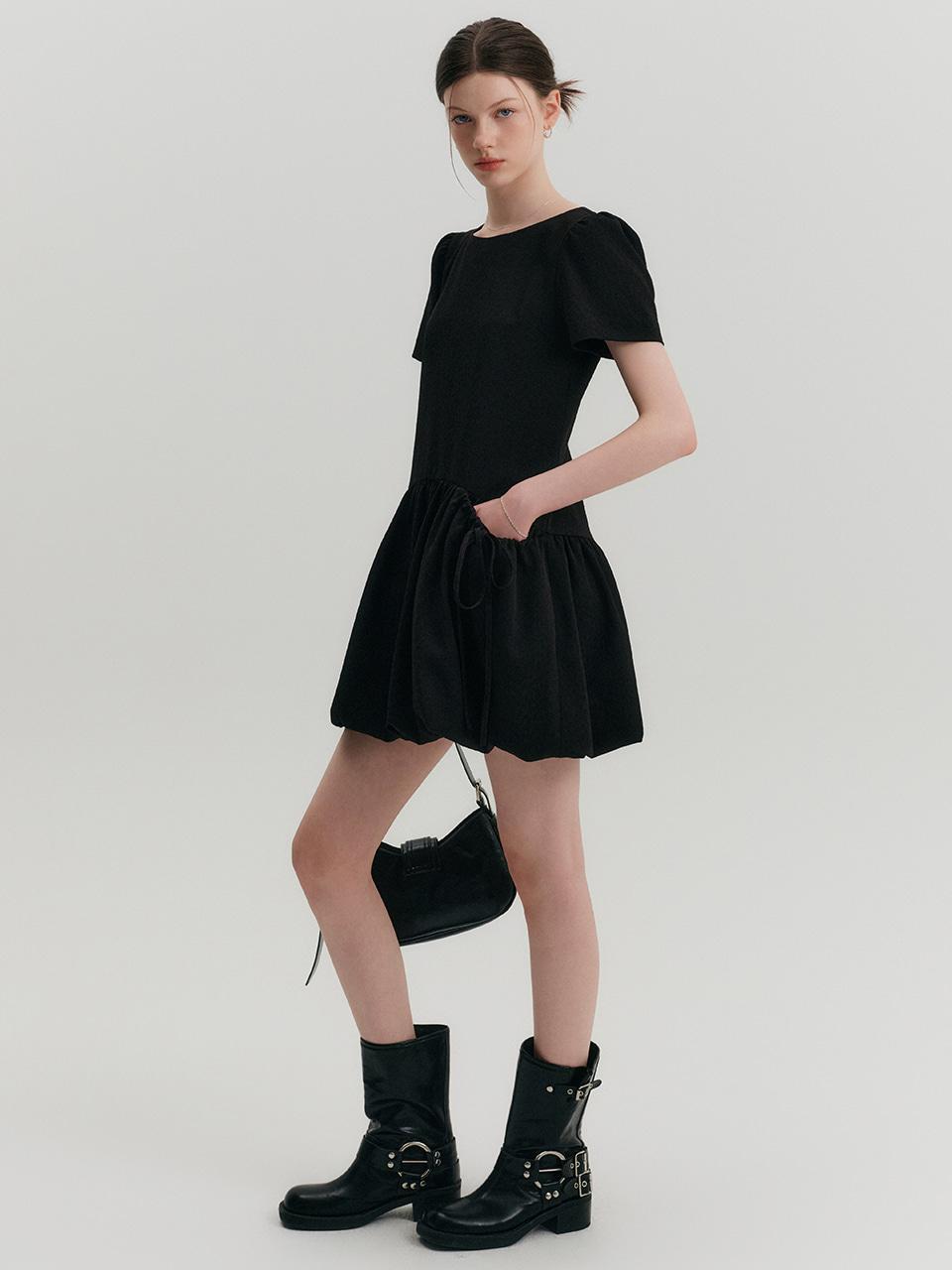룩캐스트 헤이즐 자카드 벌룬 드레스 / HAZEL JACQUARD BALLOON DRESS_2colors