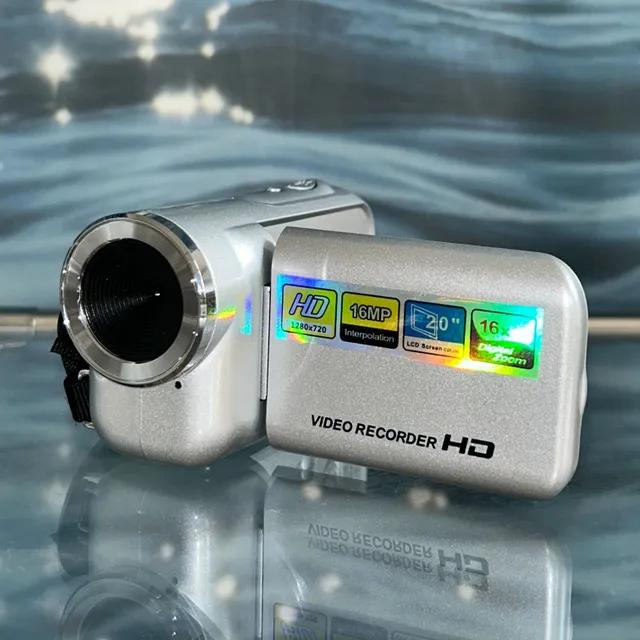 (+SD카드+스티커+건전지+스트랩) 휴그 Y2K 캠코더 SD카드 스티커 건전지 세트 빈티지 레트로 미니 디지털 카메라