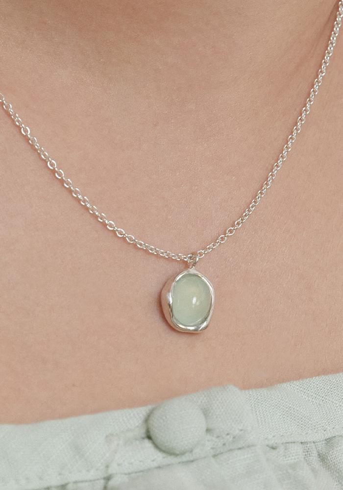 glory gemstone necklace (3 colors)