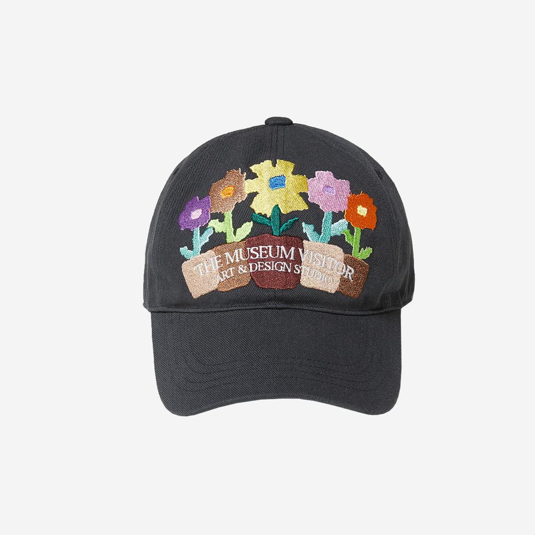 The Museum Visitor Five Flower Pot Ball Cap Chacoal -23PS