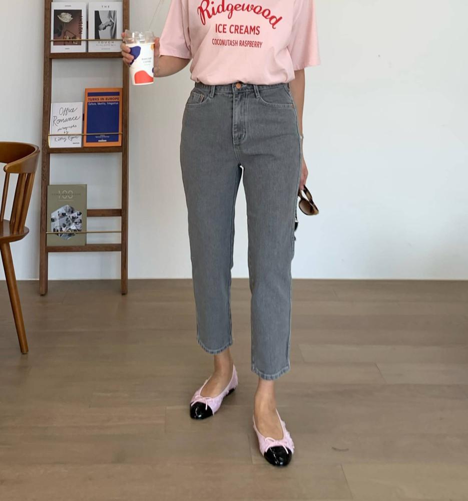 [리코리타﻿]﻿﻿﻿드웰 연그레이 데님팬츠 S-L