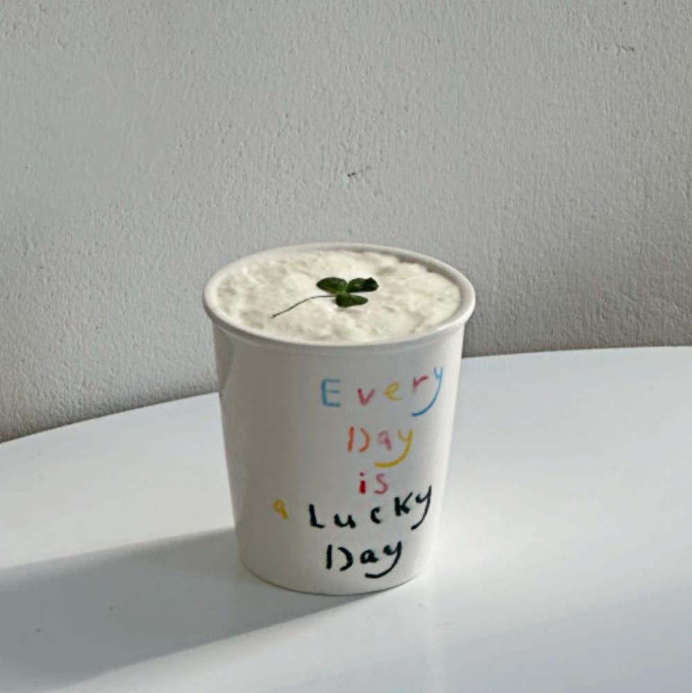702 스튜디오 럭키데이 드로잉 도자기 텀블러 470 &190ml 집들이선물 홈카페 컵