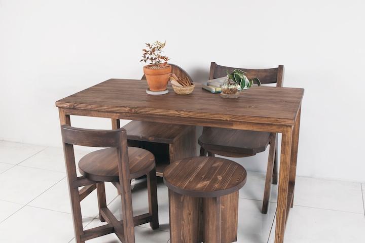 포리 플레인 사각 1200테이블