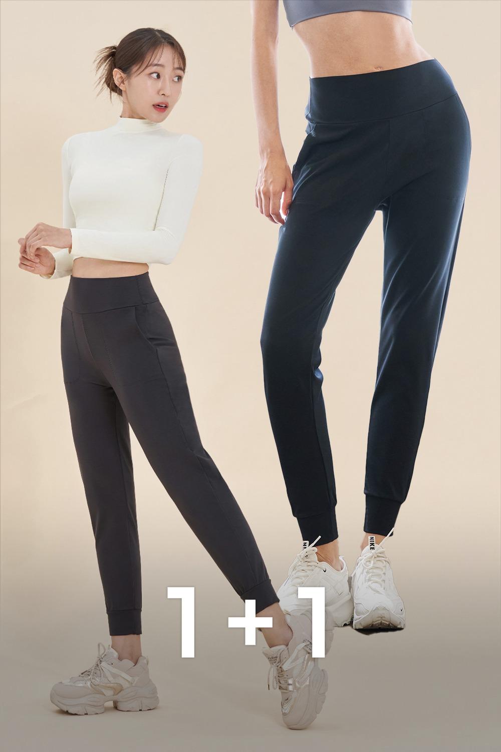 제로 기모 조거팬츠 1+1