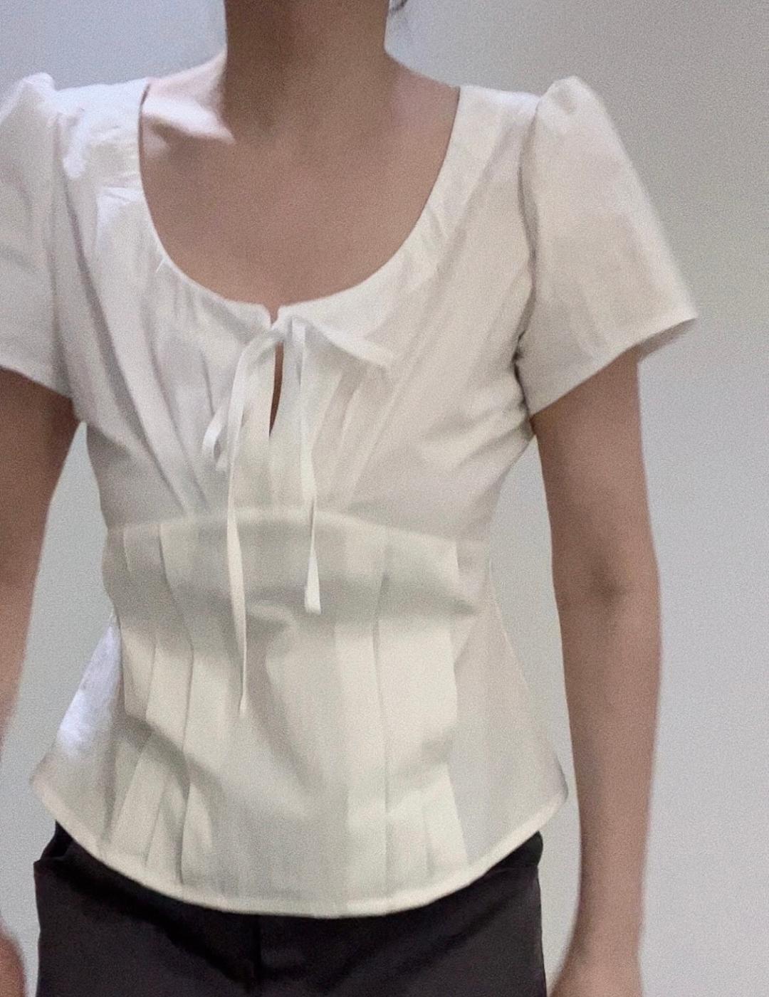 Luciano Tuck Blouse [ New 10% ]