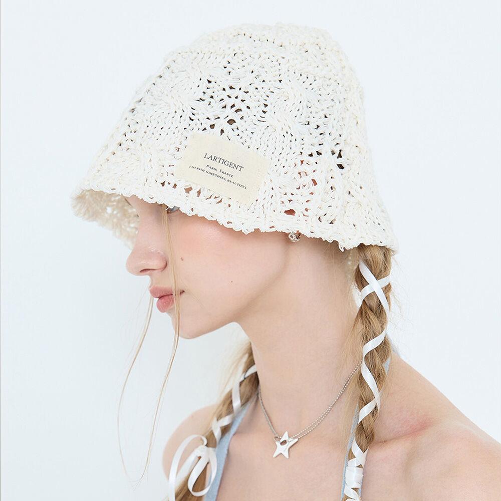 L4 KNIT BUCKET HAT(IVORY)
