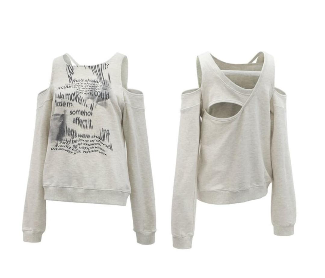나체 BARE SWEAT SHIRT 베어 스웻 셔츠 오트밀 | 후루츠패밀리