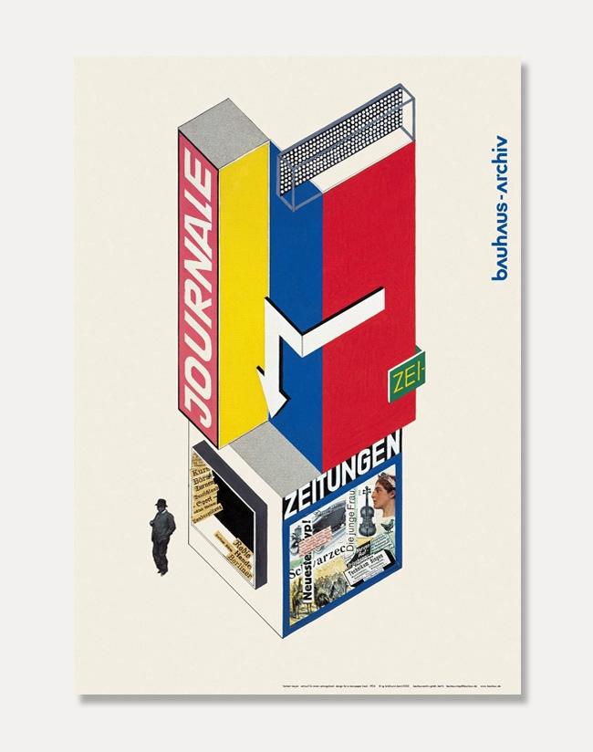 [바우하우스] newspaper kiosk   84.1 x 59.4 cm (A1)