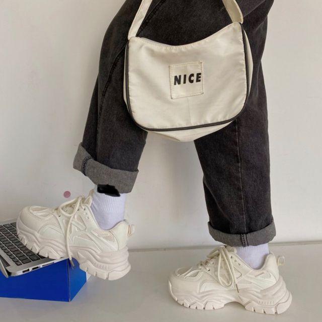 클리크 통굽 운동화 굽5cm