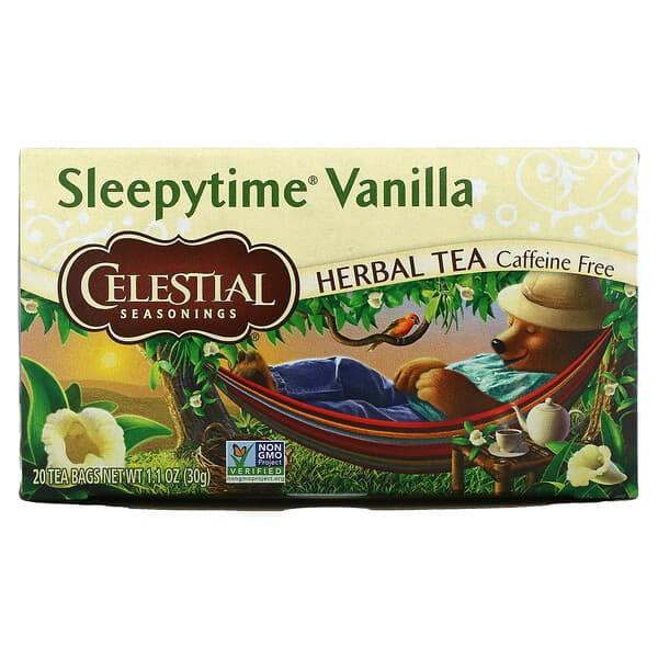 Celestial Seasonings, 허브 차, 슬리피타임 바닐라, 무카페인, 20 티백, 1.0 oz (29 g)