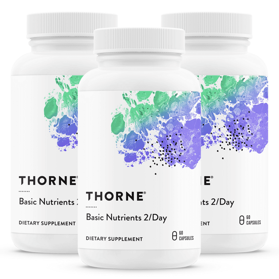 ThorneResearch basic nutrients 2-day 비타민 60캡슐, 60정, 3개 - 비타민/영양제 | 쿠팡