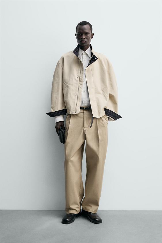 콘트라스트 칼라 재킷