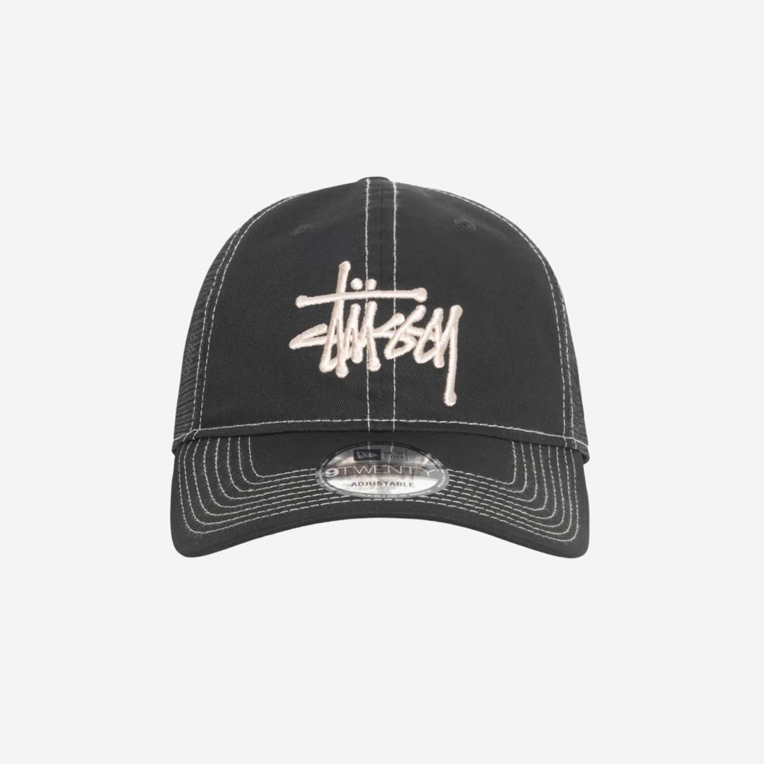 Stussy New Era 9twenty Basic Trucker Black