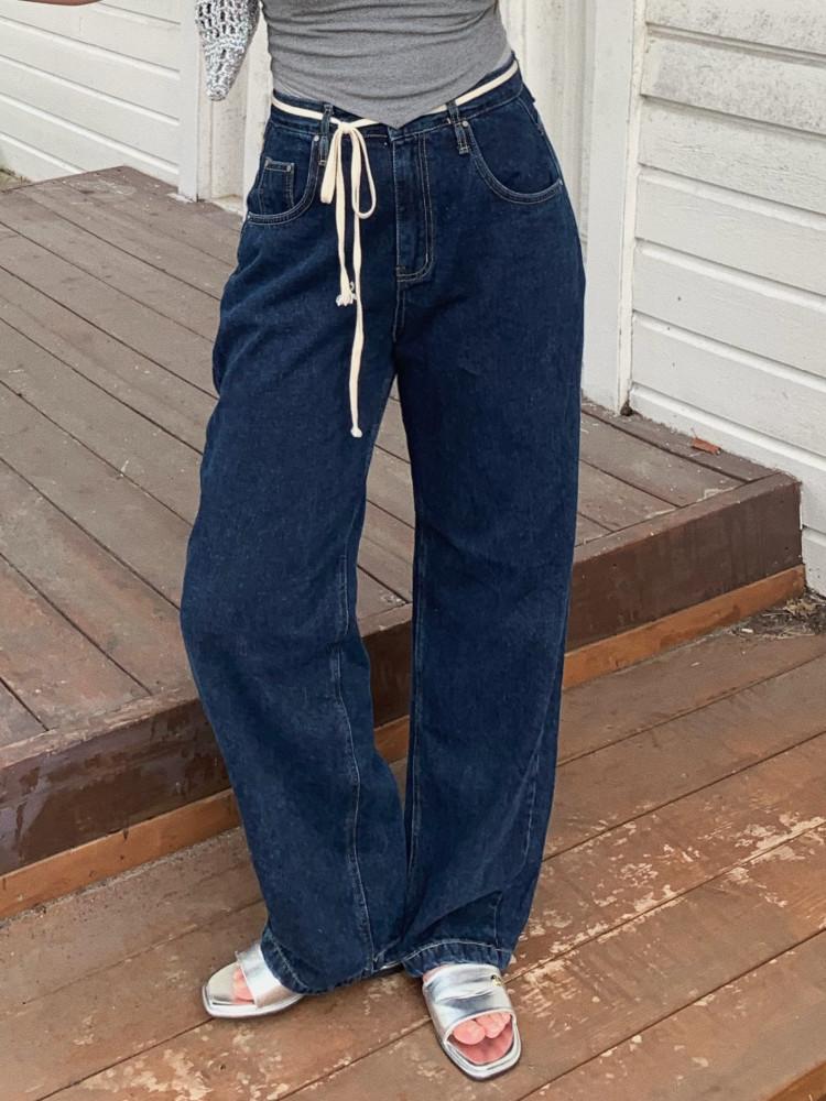 스트링 커브드 진 (1color)