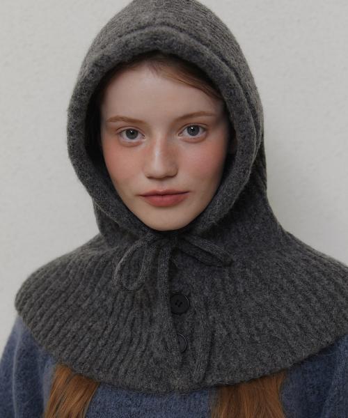 소프트 멜란지 후디 바라클라바 BA8027 6컬러