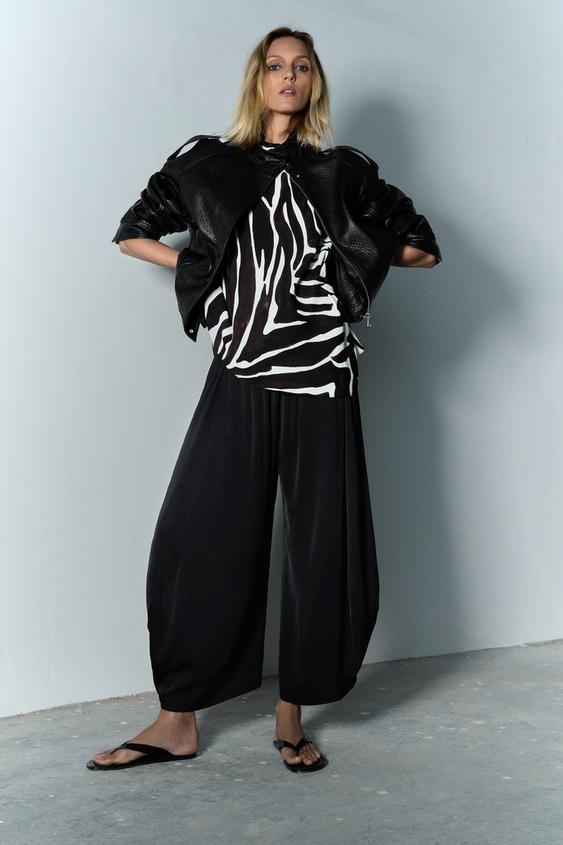 ZW 컬렉션 리미티드 에디션 레더 봄버 재킷