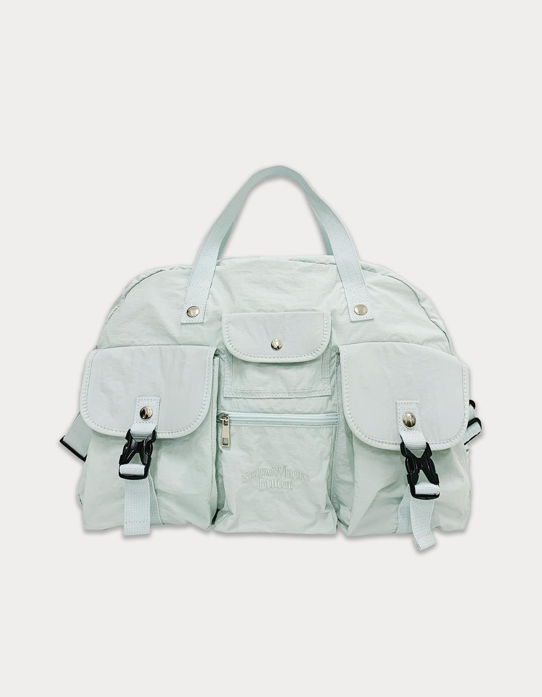 3rd / 7.23 출고 PP boston bag - aqua blue