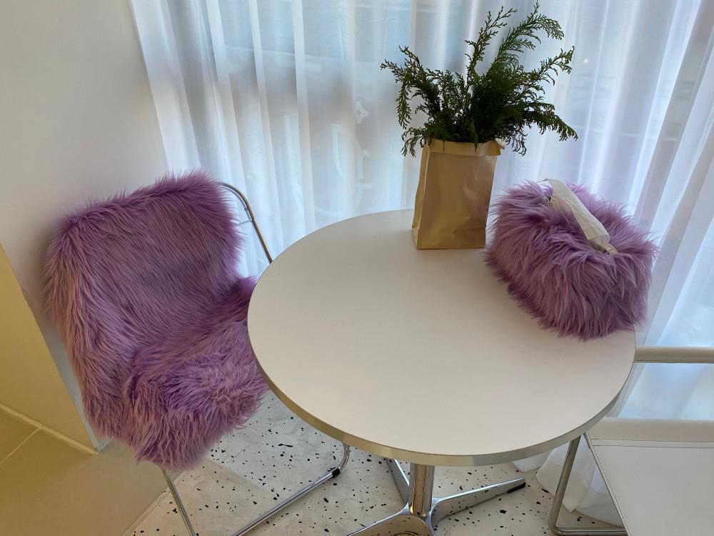 퍼 장식 각티슈 휴지케이스 인테리어 휴지커버