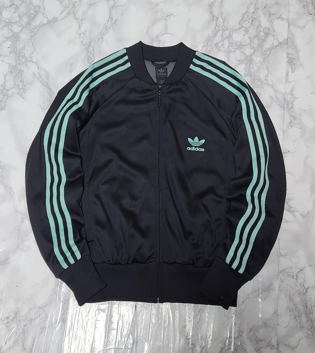 아디다스 삼선 블랙x민트 트레이닝 져지 자켓 | 후루츠패밀리