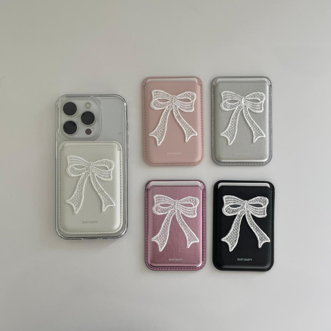 long ribbon MagSafe card case