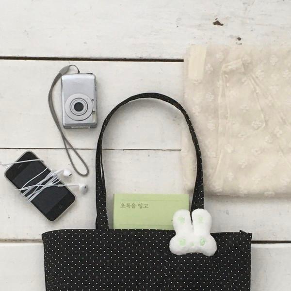 [디어오히 x 베이비부] 쿠앤크 엔젤 토트백 (카라비너 증정)