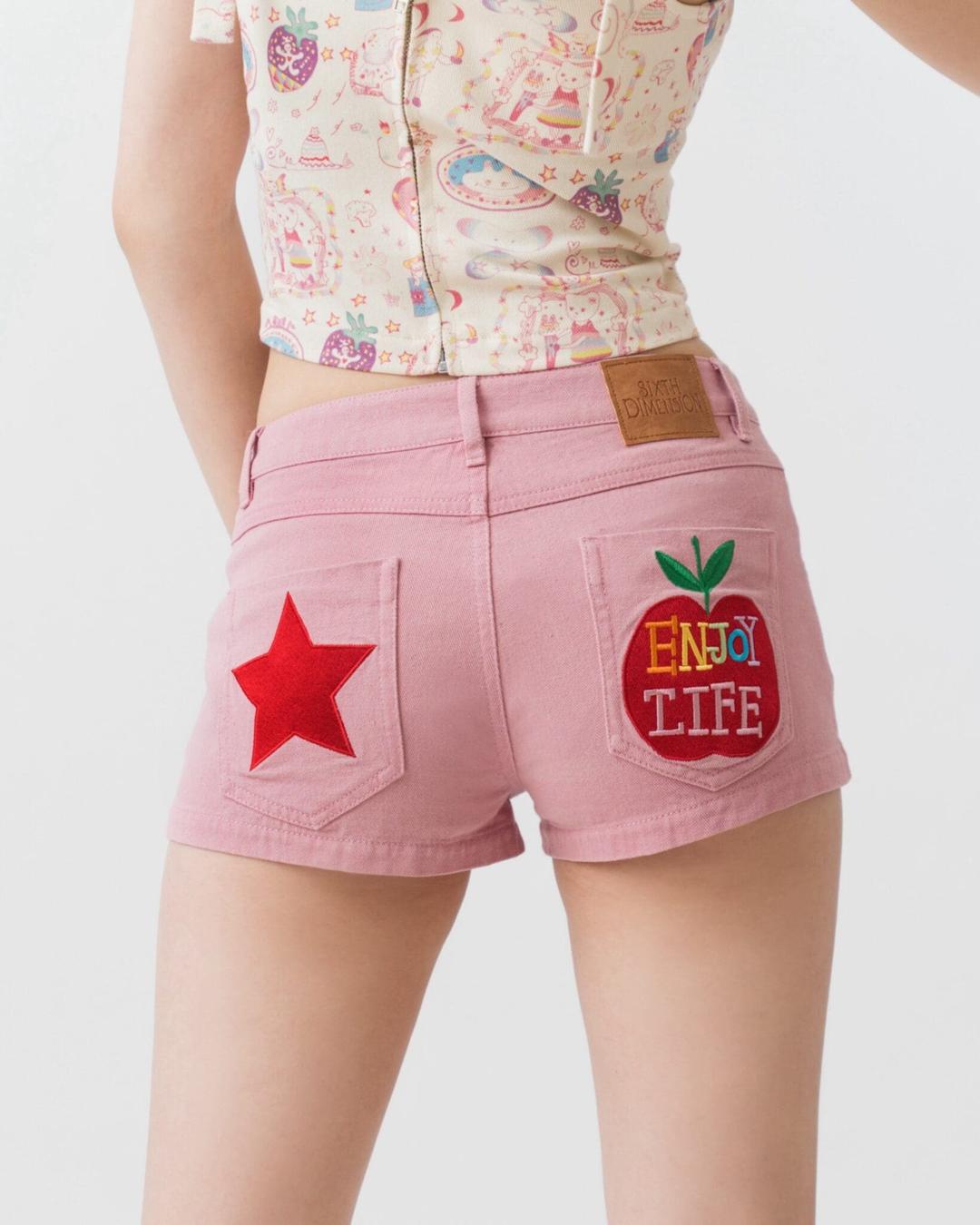 Pompom Pink Shorts