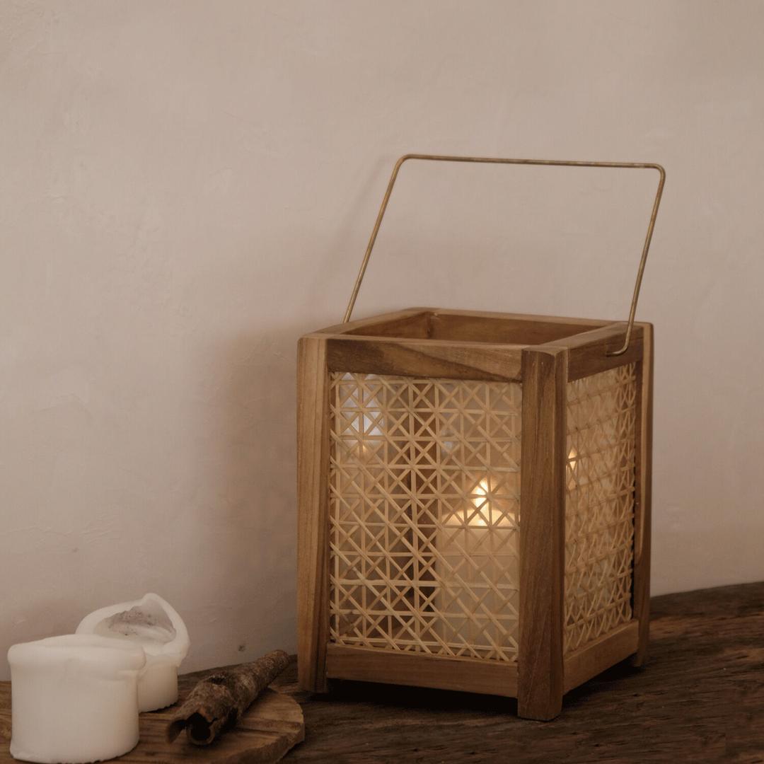 Teak Wooden Lantern 티크 우든 랜턴