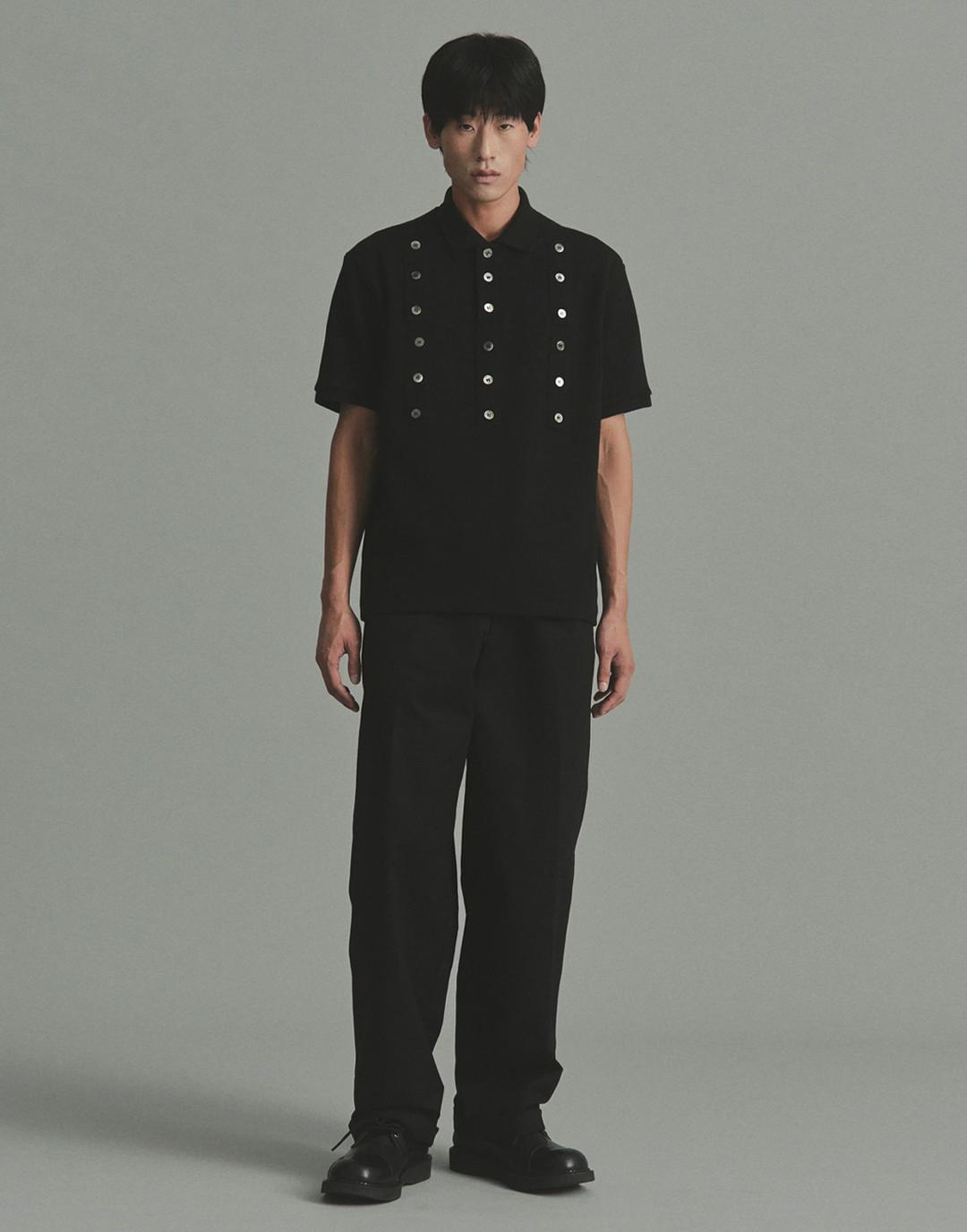 Ctrl + C & V Pique (Blk)