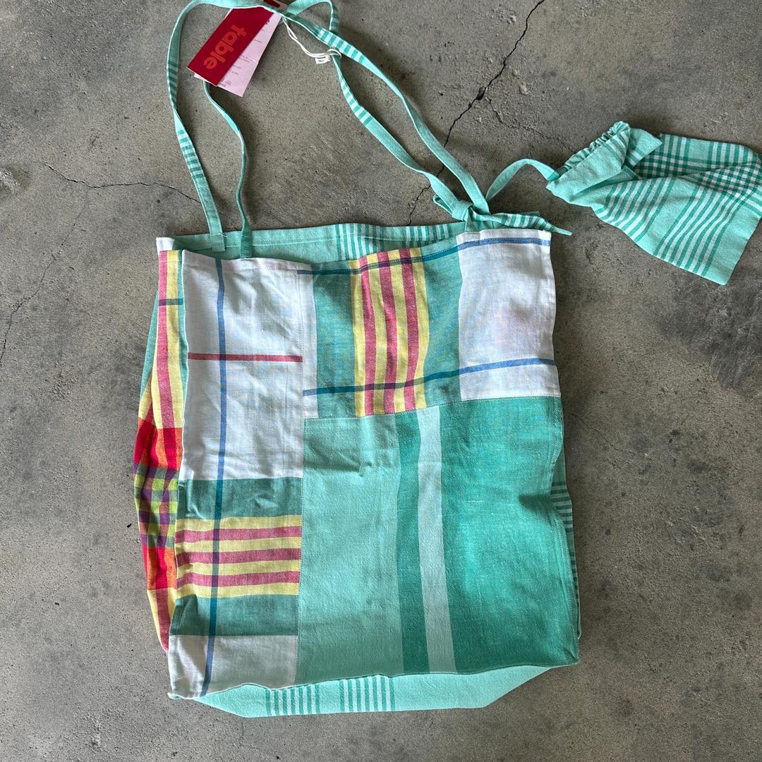TABLE - Vintage Patchwork Tote Bag