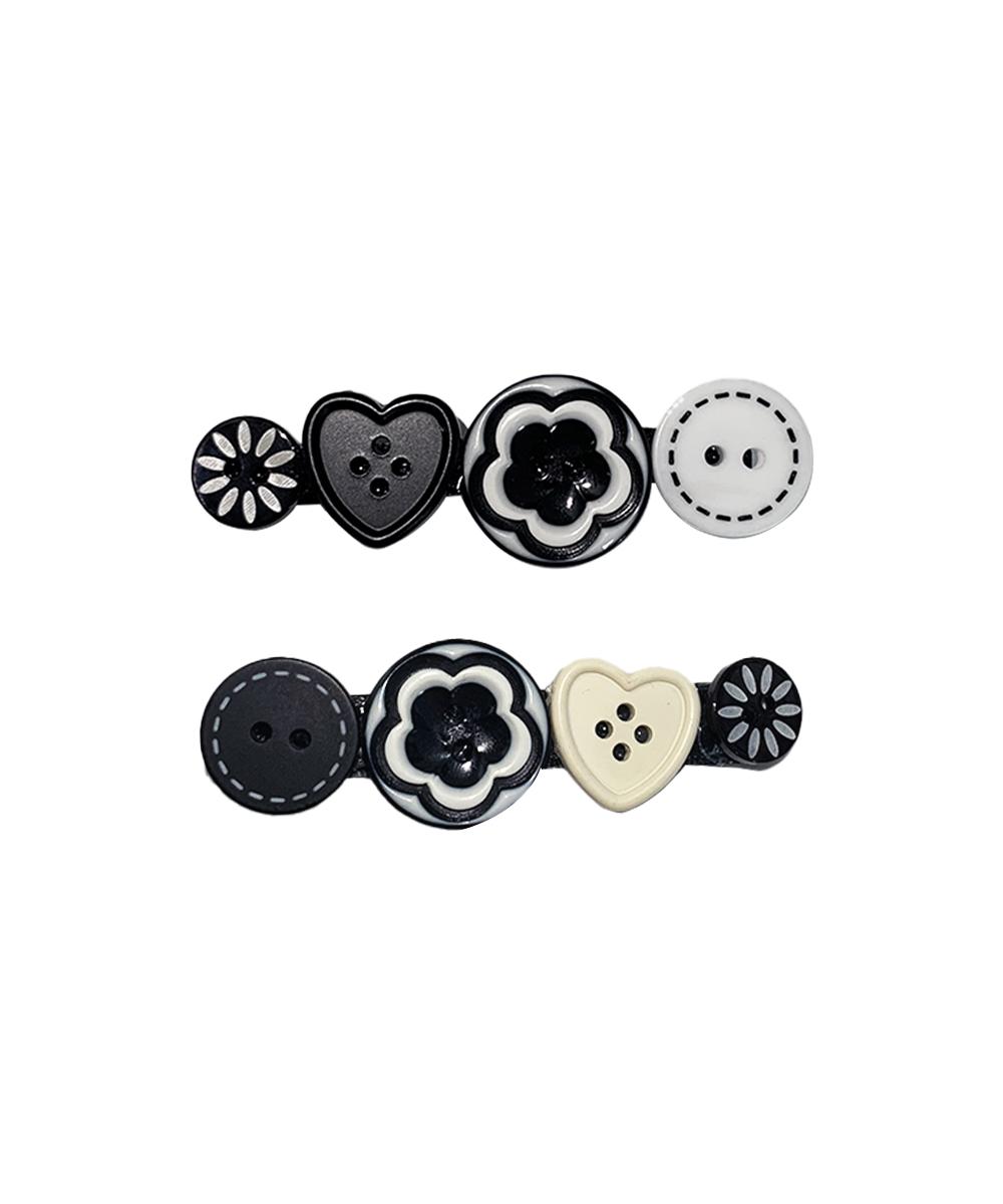 [3rd RESTOCK] SIO BUTTON HAIR PIN [HEART]