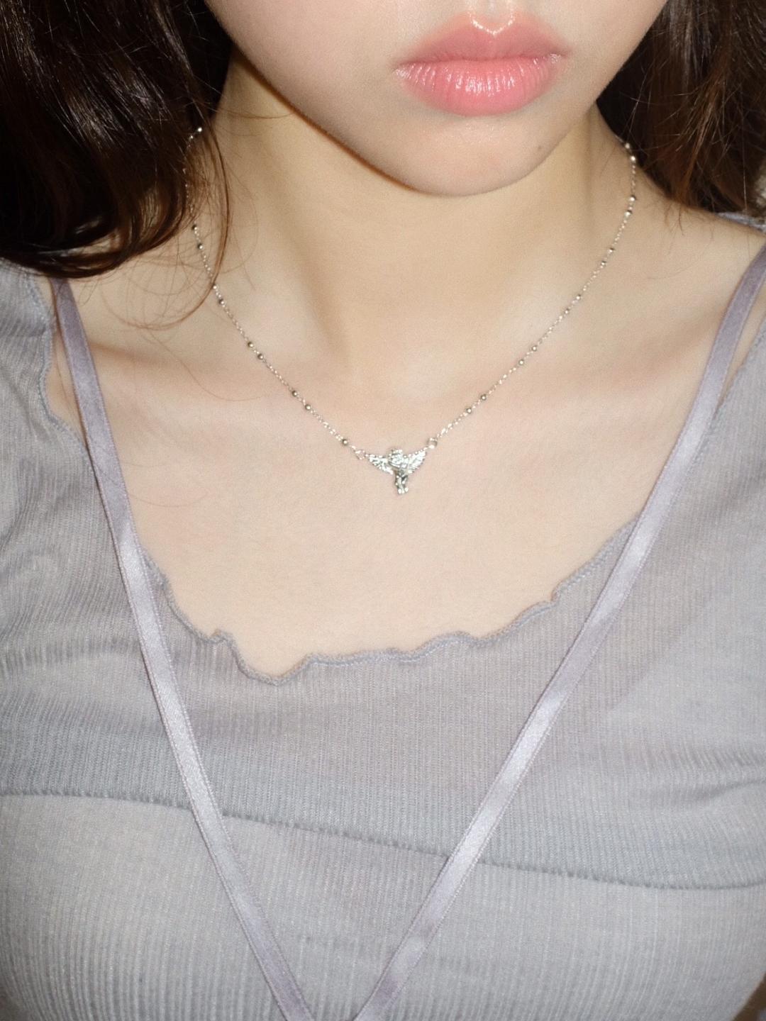 Baby angel necklace