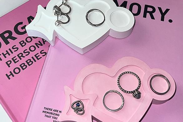 [선물포장] 메모리 반지 트레이 주얼리 악세사리  보관함