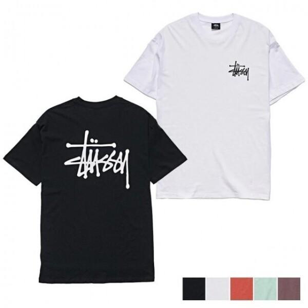 스투시 베이직로고 반팔 티셔츠