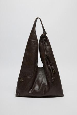 [EXCLUSIVE] Knotted layer bag(Wild cacao)