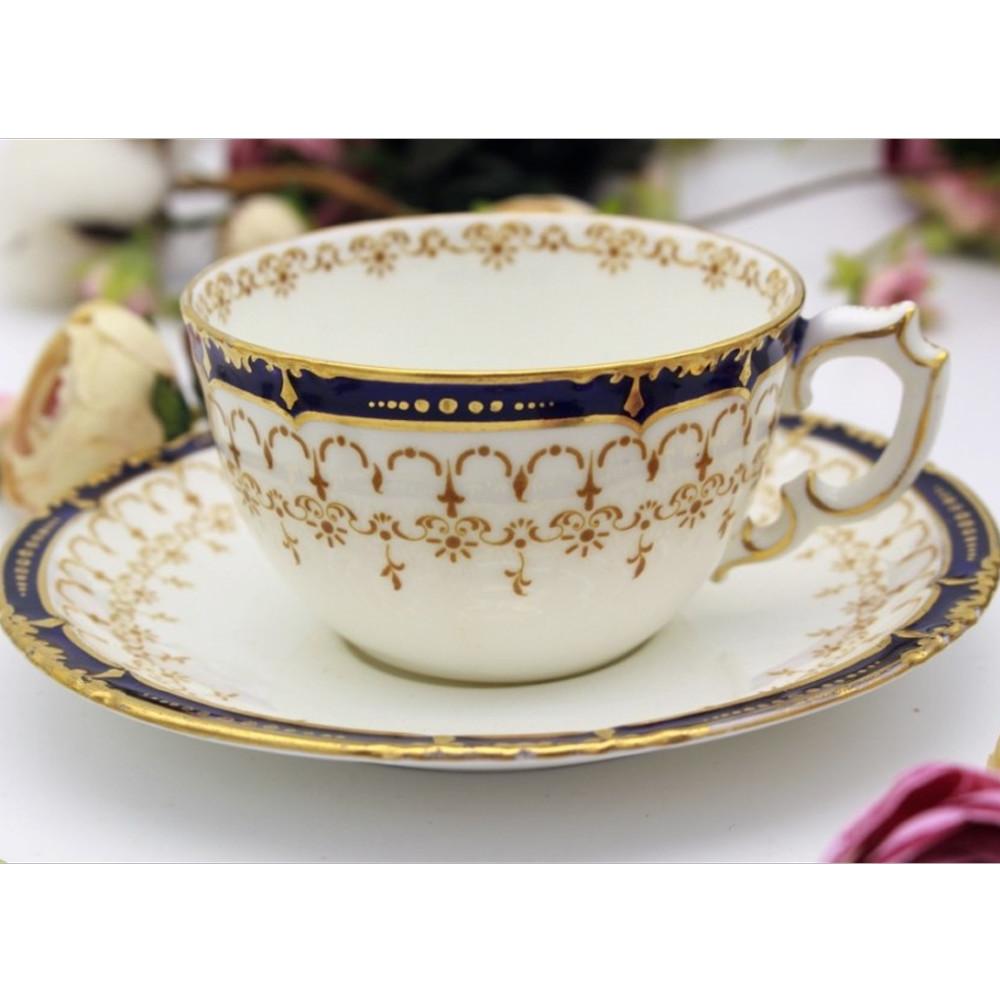 영국 앤틱 Royal Crown Derby Duo 찻잔 듀오