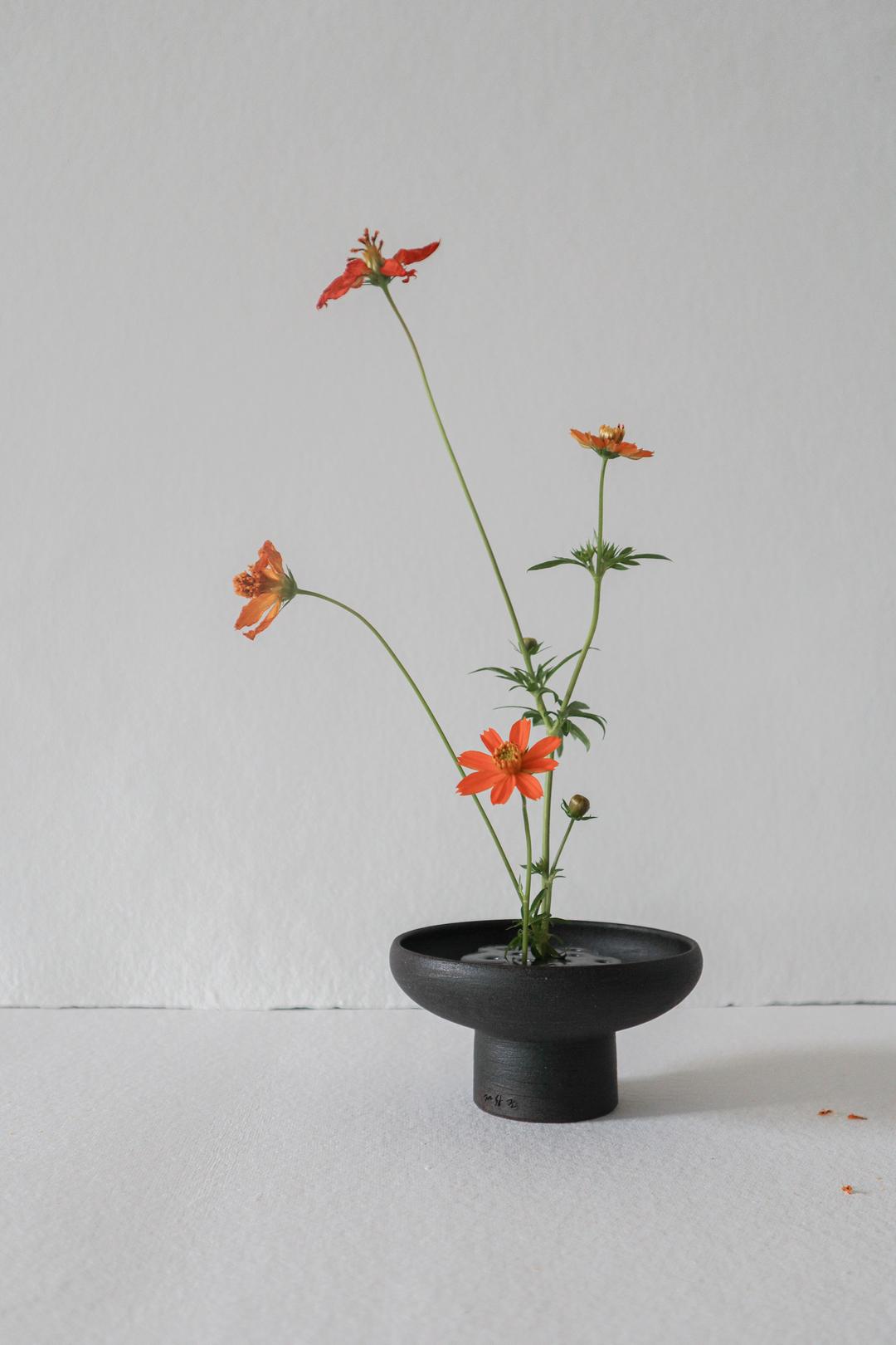 [JeonSangGeun] 흑자 원형 굽 제기