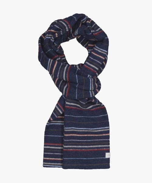 멀티 스트라이프 머플러 (네이비)