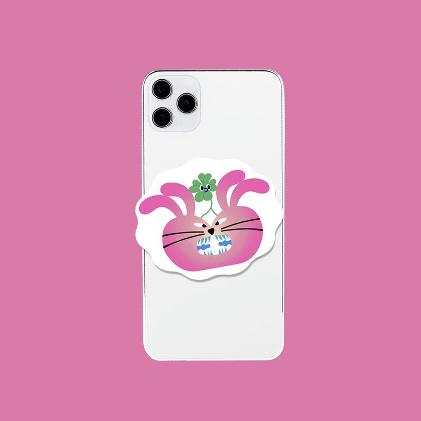 스마트톡 twin rabbits_white