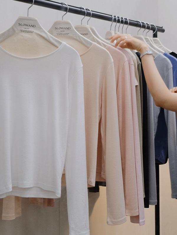 슬로우앤드 #SLOWMADE. 퍼스널 에브리웨어 티셔츠 - 13 color