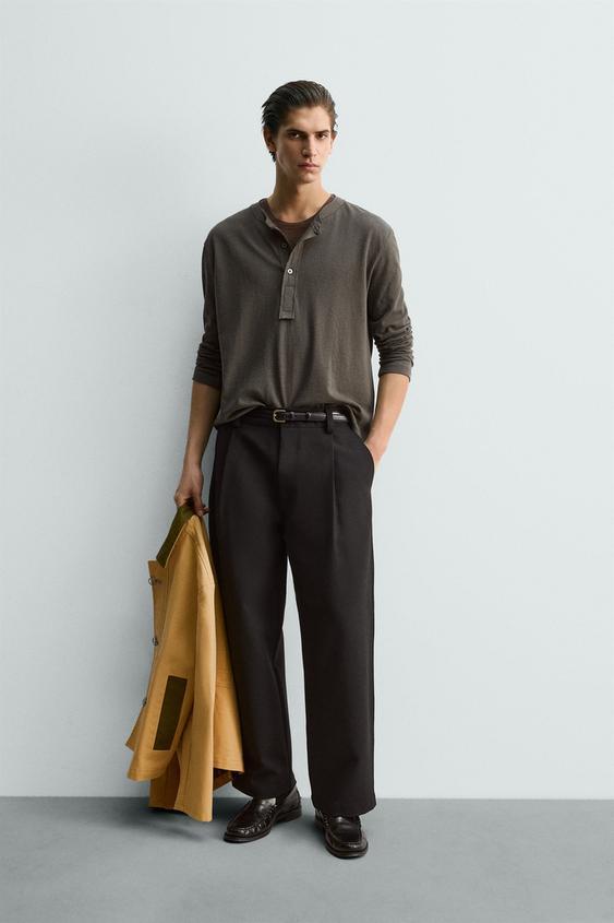 HAUT RELAXED FIT COL TUNISIEN