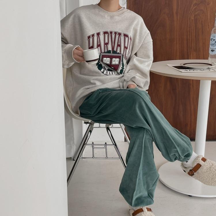 루즈핏 하버드 양기모 맨투맨