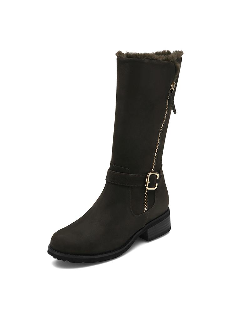 [내일출발] M-misope 소가죽 롱부츠 512148504 4cm