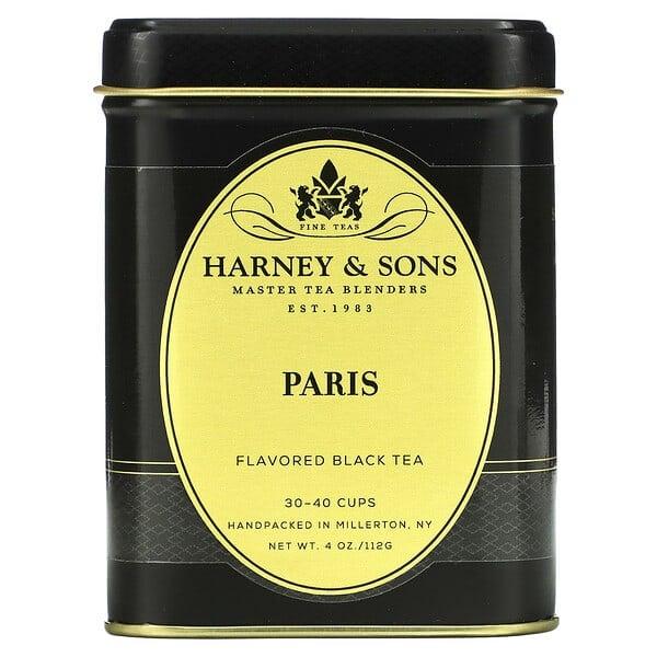 Harney & Sons, 홍차, 파리, 112g(4oz)