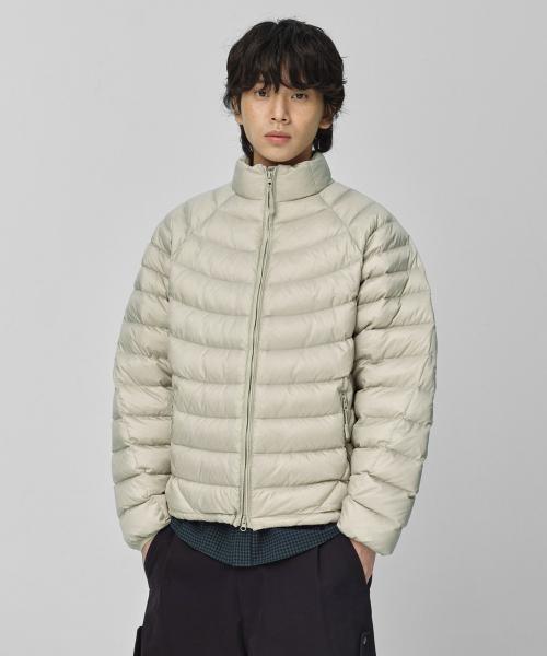 디센드 라인 라이트 푸퍼 자켓 [카키 그레이]